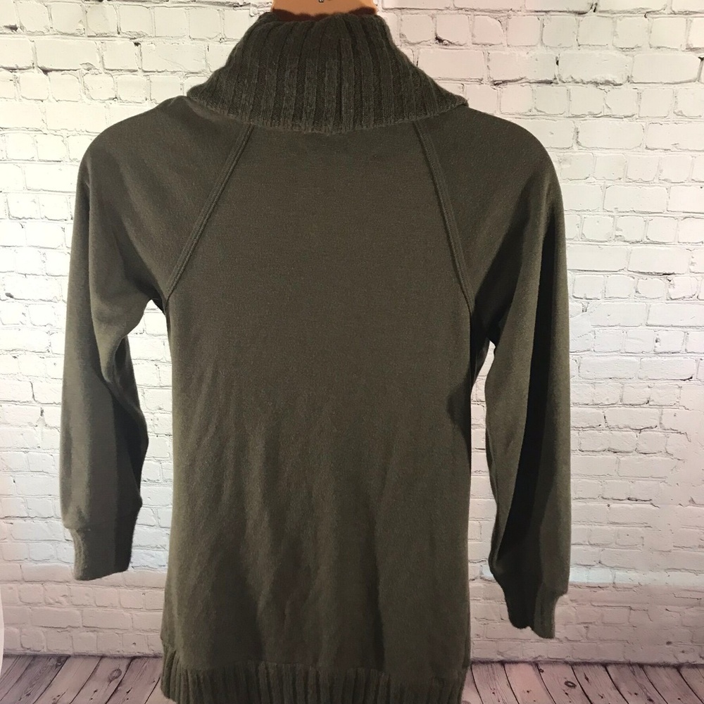 Rachel Roy Cardigan Sweater Green Size Medium - Picture 5 of 8